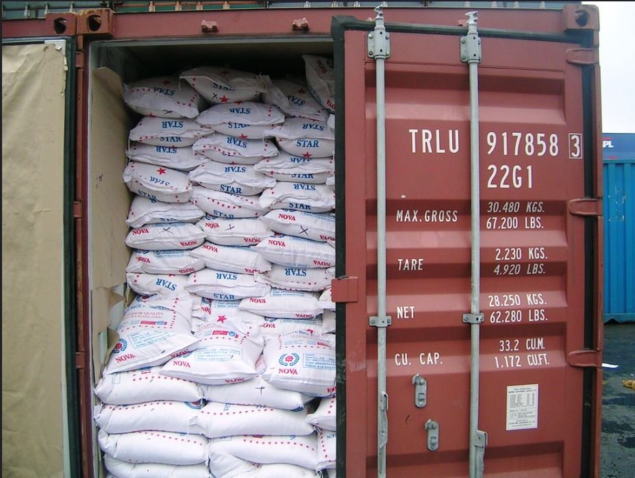 Container loading, Siam Valley Grain Export