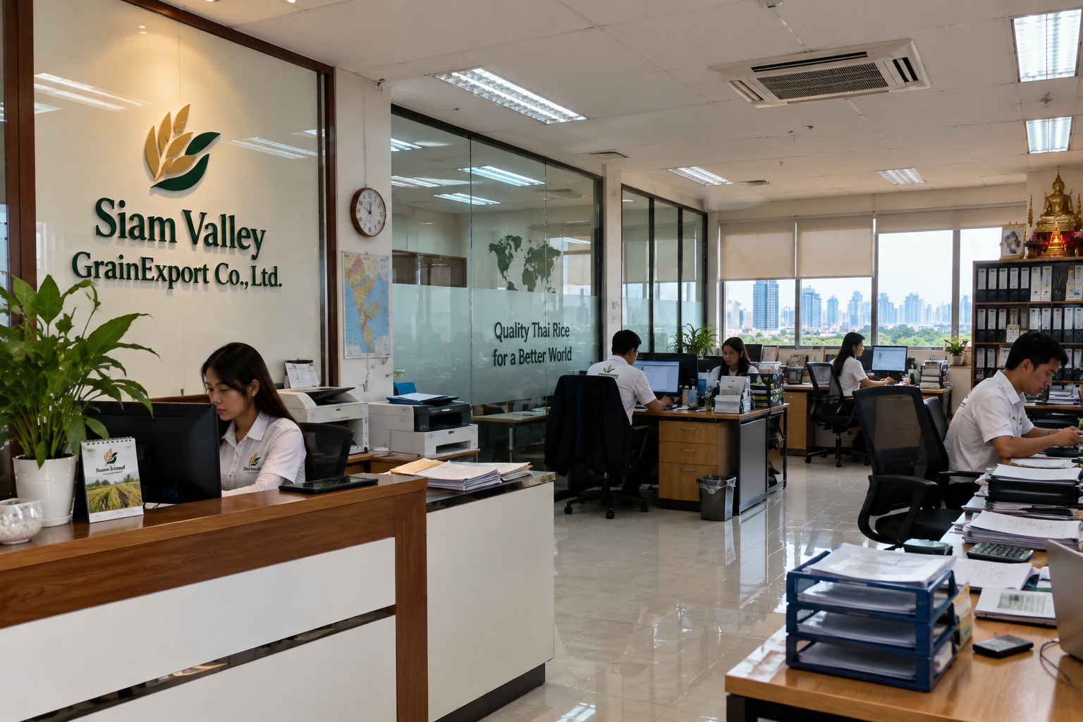 Our office in Bang Phli, Samut Prakan, Siam Valley Grain Export