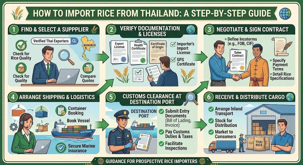 How to import rice from Thailand: a step-by-step guide for buyers